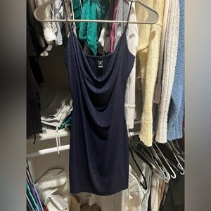 Windsor cowl neck bodycon mini dress